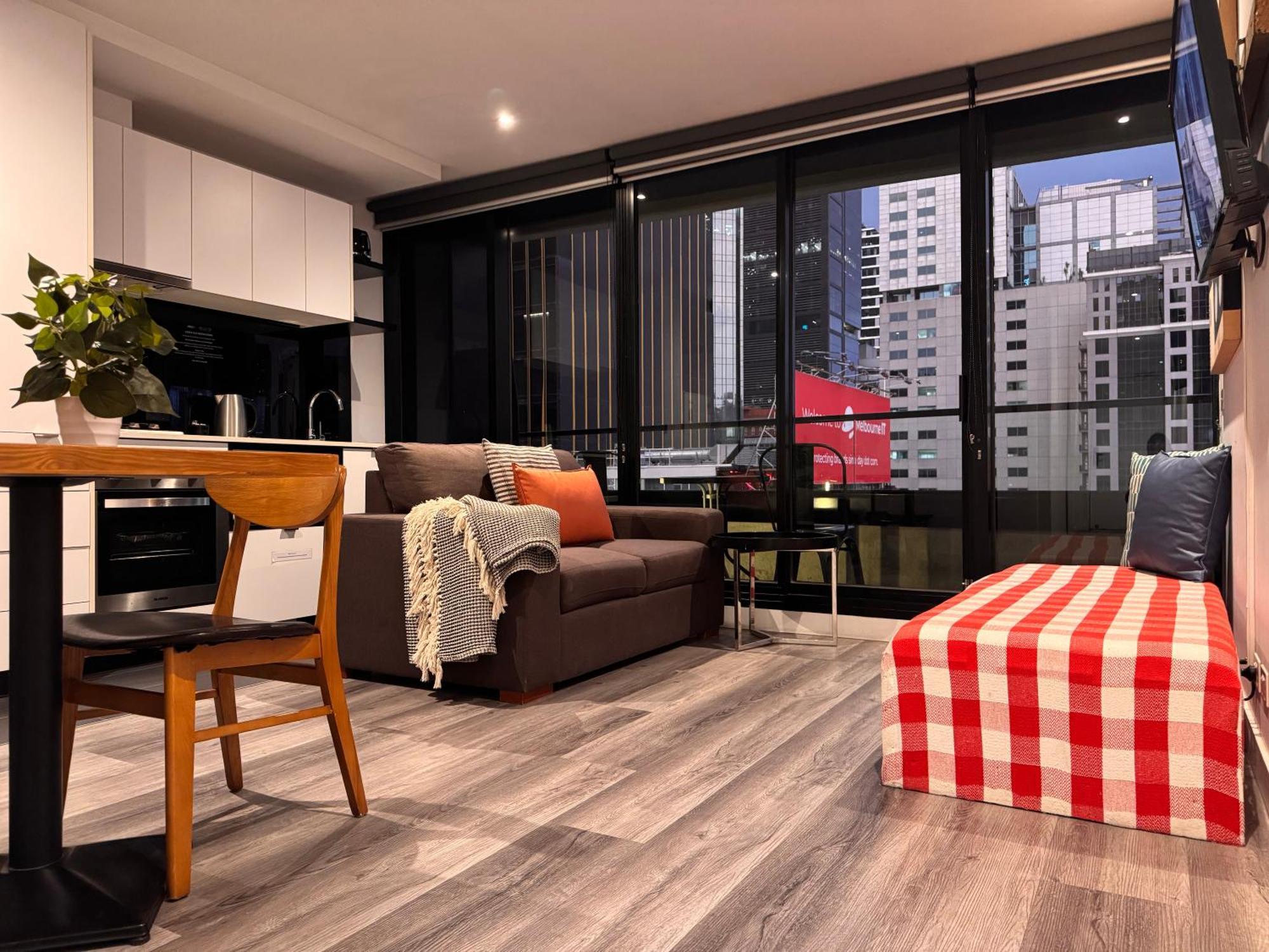 Aura On Flinders Serviced Apartments Melbourne Luaran gambar