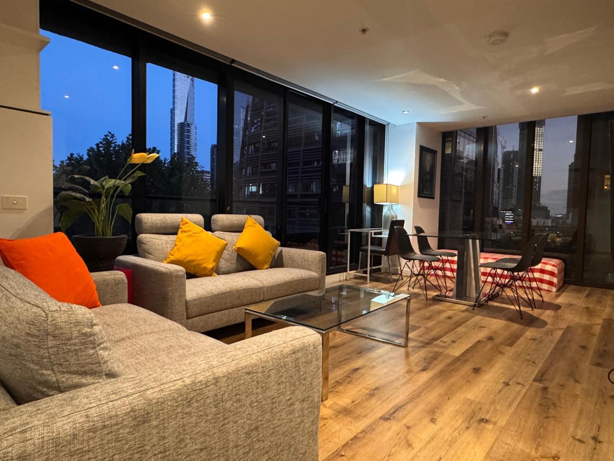 Aura On Flinders Serviced Apartments Melbourne Luaran gambar